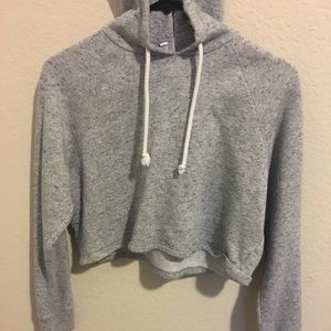 H&M crop top hoodie